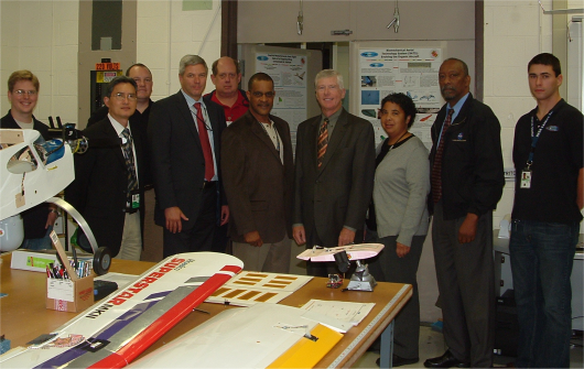 ARL Visit - Director Miller, ARL staff, and Morpheus